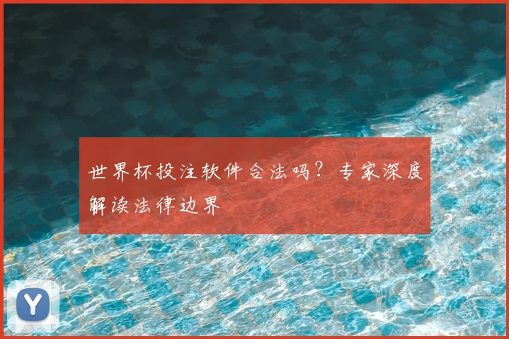 世界杯投注软件合法吗？专家深度解读法律边界