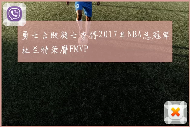 勇士击败骑士夺得2017年NBA总冠军杜兰特荣膺FMVP