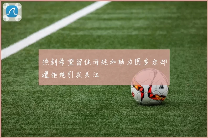 热刺希望留住海廷加助力图多尔却遭拒绝引发关注